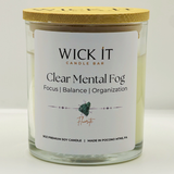 Clear Mental Fog | Fluorite | 9oz Soy Candle